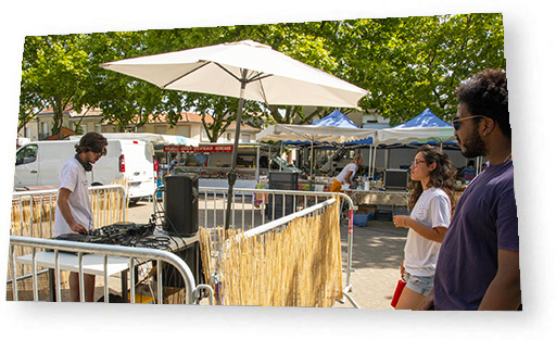 Bordeaux Open Air putting markets to music